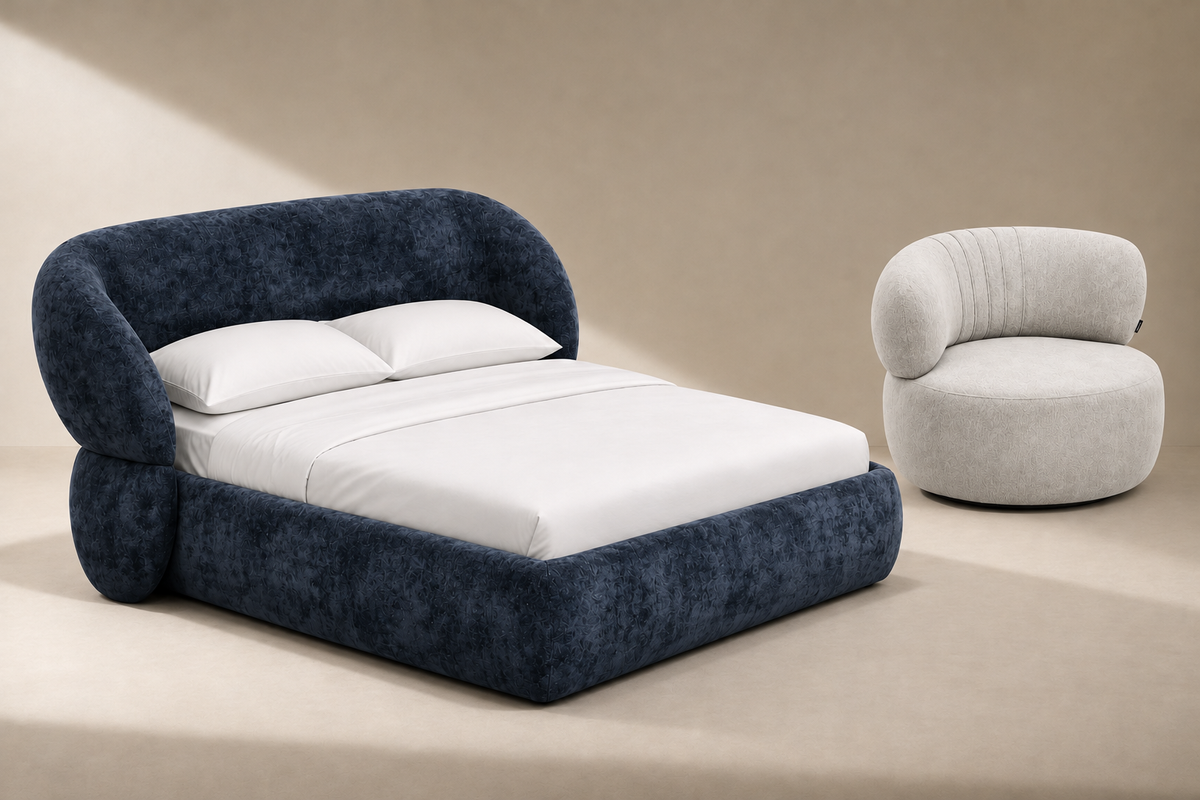 Cama Sahara Mat + Sillón Moreu Tela
