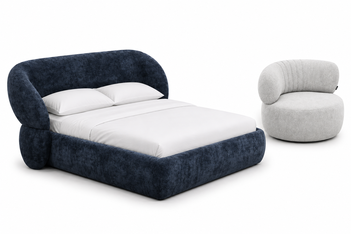 Cama Sahara Mat + Sillón Moreu Tela